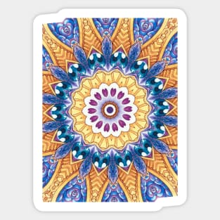 Geometric shapes in beautiful colors Sticker